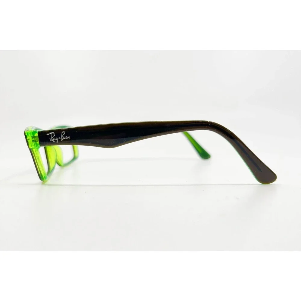 Ray-Ban Kids Eyeglasses RB 1530 3665 48-16-130 Green Black Rectangular Frames